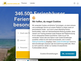 'tourist-online.de' screenshot