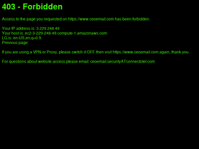 'ceoemail.com' screenshot