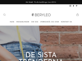 Beryleo Dk homepage screenshot