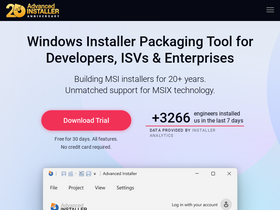 'advancedinstaller.com' screenshot