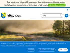 'voruvald.ee' screenshot