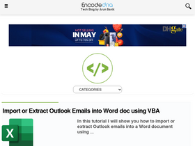 'encodedna.com' screenshot