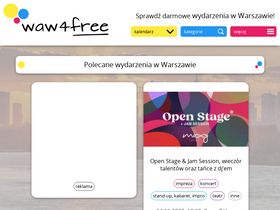 'waw4free.pl' screenshot