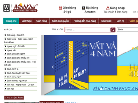 'minhkhai.com.vn' screenshot