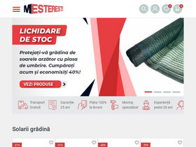 'mesteresti.ro' screenshot