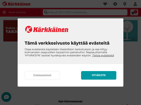 'karkkainen.com' screenshot