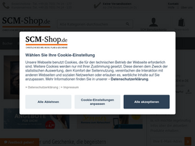 'scm-shop.de' screenshot