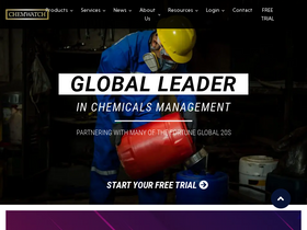 'chemwatch.net' screenshot