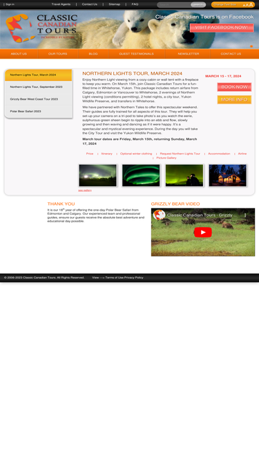 classiccanadiantours.com