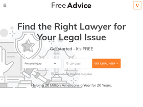 'freeadvice.com' screenshot