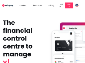 'volopay.com' screenshot