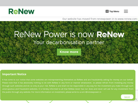 'renewpower.in' screenshot
