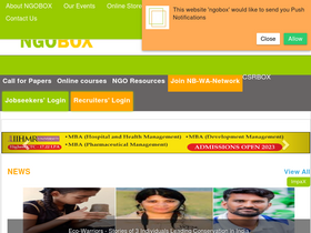 'ngobox.org' screenshot