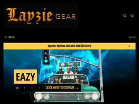 layziegear.com homepage screenshot