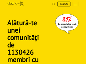 'declic.ro' screenshot