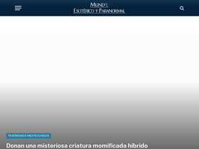 'mundoesotericoparanormal.com' screenshot