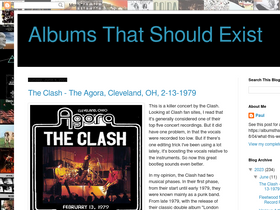 'albumsthatshouldexist.blogspot.com' screenshot