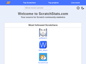 'scratchstats.com' screenshot