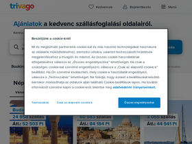 'trivago.hu' screenshot