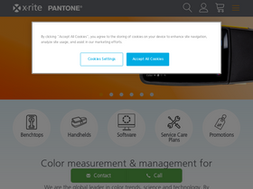 'xrite.com' screenshot