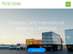 'firstmile.com' screenshot