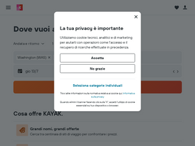 'kayak.it' screenshot