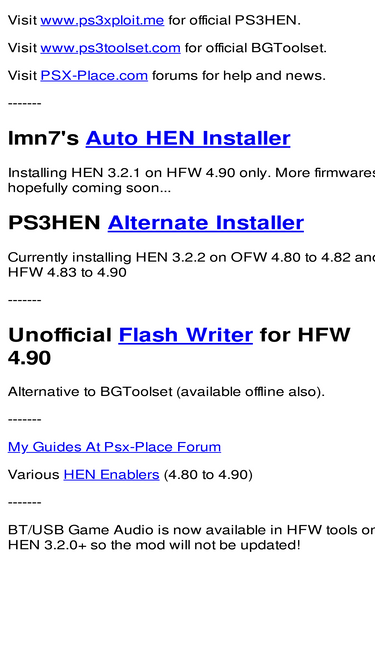 New Flash Writer PS3 4.90 