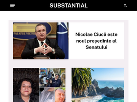 'substantial.ro' screenshot