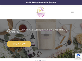 originalelderberryco.com homepage screenshot