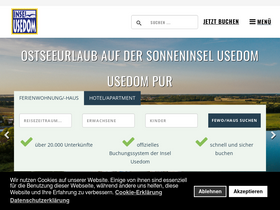 'usedom.de' screenshot