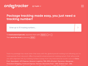 'ordertracker.com' screenshot