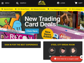 'steelcitycollectibles.com' screenshot
