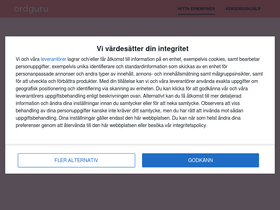 'ordguru.se' screenshot
