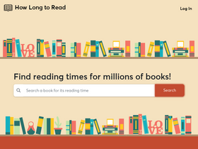 'howlongtoread.com' screenshot