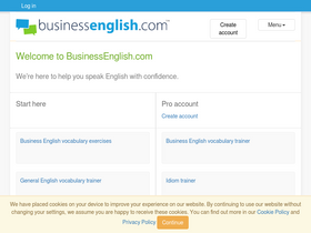 'businessenglish.com' screenshot