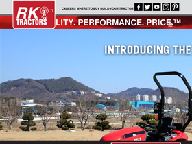 'rktractors.com' screenshot