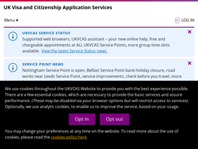 'ukvcas.co.uk' screenshot