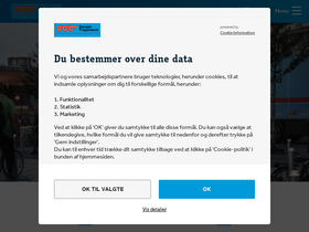 'fragt.dk' screenshot