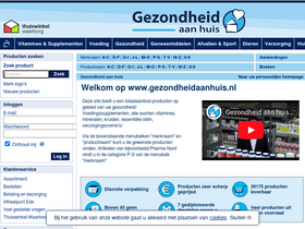 'gezondheidaanhuis.nl' screenshot