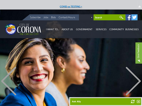 'coronaca.gov' screenshot