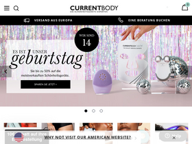 Currentbody homepage screenshot