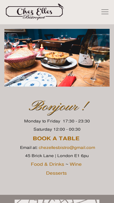 chezellesbistroquet.co.uk