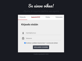 'finelite.org' screenshot