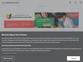 'elcorreo.ae' screenshot