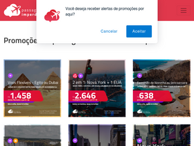 'passagensimperdiveis.com.br' screenshot