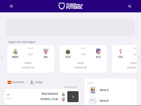 'tudopelofutebol.com.br' screenshot