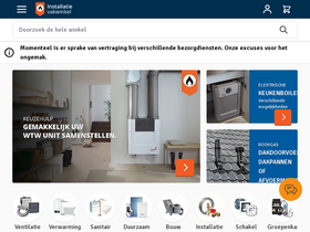 'installatievakwinkel.nl' screenshot