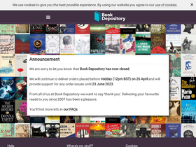 'bookdepository.com' screenshot