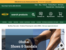 'greentophuntfish.com' screenshot