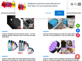 'dealbrainer.com' screenshot